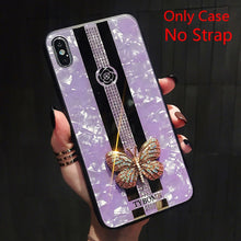 Load image into Gallery viewer, Luxury Creative Mirror Fashion 3D Inlaid butterfly Phone
