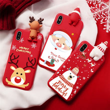 Load image into Gallery viewer, Cartoon Christmas Deer Back Cover For OPPO F5 Animals