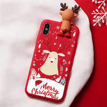 Load image into Gallery viewer, Cartoon Christmas Deer Back Cover For OPPO F5 Animals