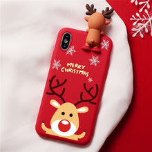 Load image into Gallery viewer, Cartoon Christmas Deer Back Cover For OPPO F5 Animals