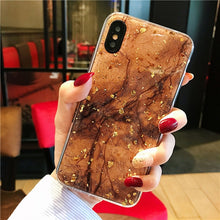 Load image into Gallery viewer, Lovebay Gold Foil Bling Marble For iPhone 11 Pro
