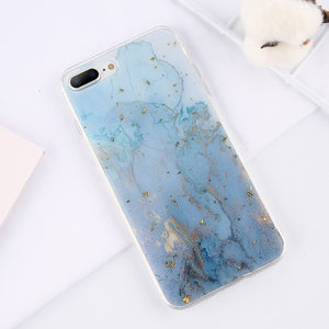 Lovebay Gold Foil Bling Marble For iPhone 11 Pro