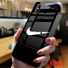 Load image into Gallery viewer, Glossy Mobile Phone Case Sport Black White Phone Back