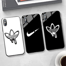 Load image into Gallery viewer, Glossy Mobile Phone Case Sport Black White Phone Back