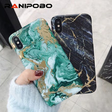 Load image into Gallery viewer, Vintage Marble Phone Case For iPhone X 6 6S 7 8 Plus